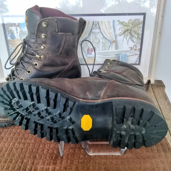 Chippewa Brown Leather Insulated Boots - Picture 5 of 10